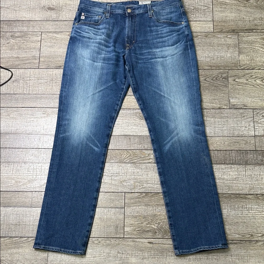 AG Adriano Goldschmied Tailored Leg Denim 360 Dark Blue Straight Jeans